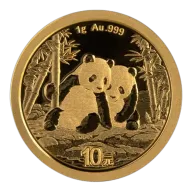 2026 Chinese Panda 1g Gold Coin