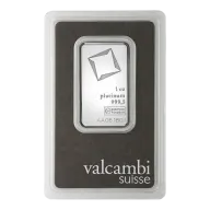 1 OZ PLATINUM BAR VALCAMBI