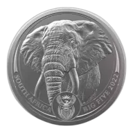 South African Platinum Elephant 1oz - Backdated