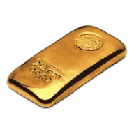 Perth Mint Cast Gold Bar - 2.5oz
