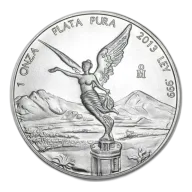 1 oz Mexican Libertad .999% Fine Silver Coin 2013