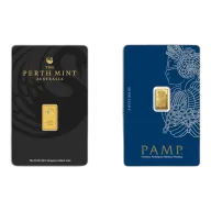 1 gram Gold Bar - Brand Varies (Carded)