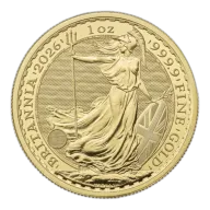 2026 1 OZ GREAT BRITAIN GOLD BRITANNIA