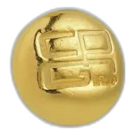 1/4 oz CPG Cast Gold Bullion 99.99% Pure