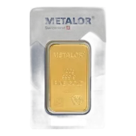 Metalor Stamped 100g Gold Bar