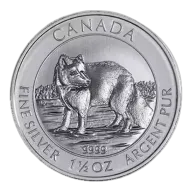 1.5 oz RCM Silver Arctic Fox - 2014