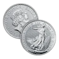 2022 1 oz Great Britain Silver Britannia Coin BU