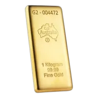 1 kg C4G Cast Gold Bullion 99.99% Pure