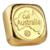 1 oz C4G Cast Gold Bullion 99.99% Pure