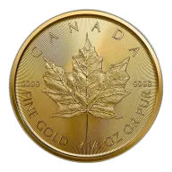 Canada 1/4 oz Gold Maple Leaf BU (Year Varies - Sealed)