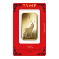 100 Gram Lunar Goat Gold Bar