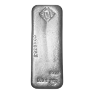 50 oz Silver Bar - Preowned - Johnson Matthey - .999+ Ag