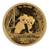 2026 Chinese Panda 3g Gold Coin