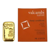 Valcambi 100g Cast Gold Bar