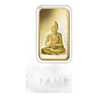 1 Oz Gold Bar - PAMP Suisse Buddha (In Assay)