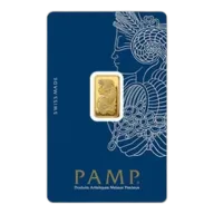 2.5 Gram Gold Bar - PAMP Fortuna (with Assay)