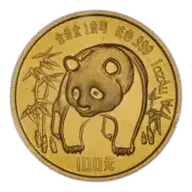 1986 1 oz Gold Panda Bullion Coin