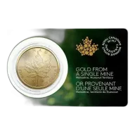 1 oz Gold Maple Leaf Single Sourced Mine 2022 RCM BU (Assay Card)