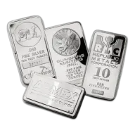 10 oz Random Brand 999 Silver Bar