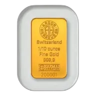 1/10 oz Argor-Heraeus Gold Bar (In Assay)