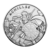 Pinehurst Legendary Warriors: Achilles 1oz Silver Round