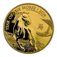 2014 United Kingdom 1 oz Gold Lunar Year of the Horse