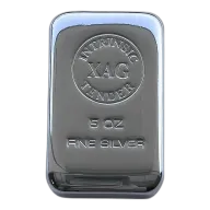 5oz Silver Cast Bar - Intrinsic Tender