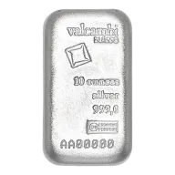 Valcambi 10 oz Silver Bar