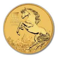 2026 Australia 1/10 oz Gold Lunar Horse BU (Series III)