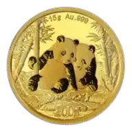 2026 Chinese 15g Panda Gold Bullion Coin