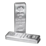 100 oz PAMP Suisse Silver Bar Cast
