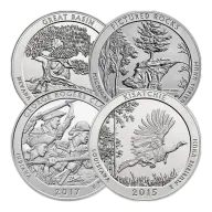 5 Oz Silver Coin - America the Beautiful ATB Random Years