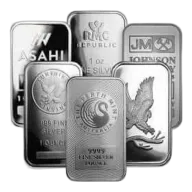 1 Oz Silver Bar (Random Brands)