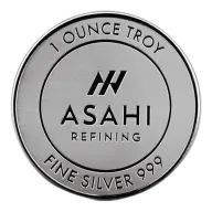 Asahi 1 oz Silver Round .999 Pure