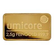 2.5g Gold Bar | Umicore
