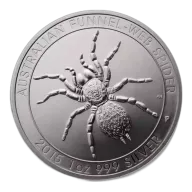 Australian 1oz Silver Funnel Web Spider - 2015