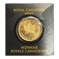 Canadian Maplegram - 1 Gram .9999 Fine Gold