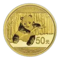 2014 Gold Uncirculated 0.1 Ounce Panda Coin