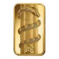 100g PAMP Gold Bar - Lunar Snake