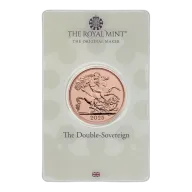 Pre-Owned 2025 UK King Charles III Double Sovereign Gold Coin - Carded