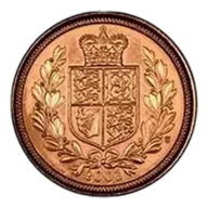 2002 Shield Design Gold Bullion Half Sovereign Coin