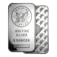 5 oz Silver Sunshine Mint Bar