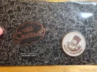 1 oz Carded Silver Bart Simpson, Limited to 2500. Perth Mint