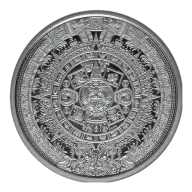 1/4 oz Silver Round | Aztec Calendar (BU)