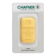 C.Hafner 100g Cast Gold Bar