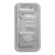 250g Metalor Silver Bar
