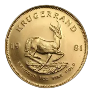 1 oz South African Mint Krugerrand Gold Coin