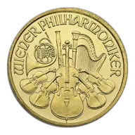 Austrian Gold Philharmonic 1/10 oz (Varied Year)