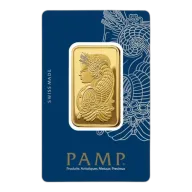 1 oz Gold PAMP Suisse Fortuna Veriscan Bar