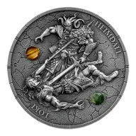 Silver Coin Germania Mint: Ragnarök - Loki and Heimdall 2 oz Silver 2025 Ultra High Relief